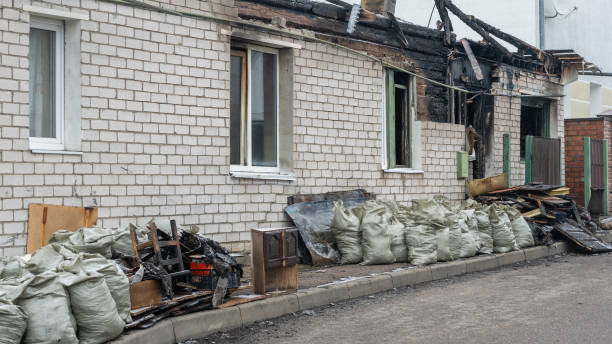 Professional Fire Damage Assessment technician working in Morristown, NJ